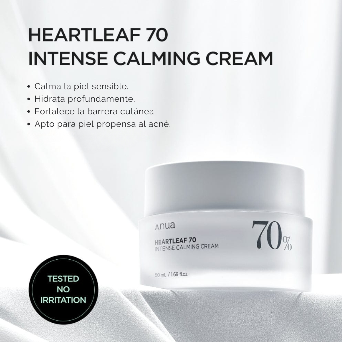 Heartleaf 70%Intense Calming Cream 50 ml (crema)