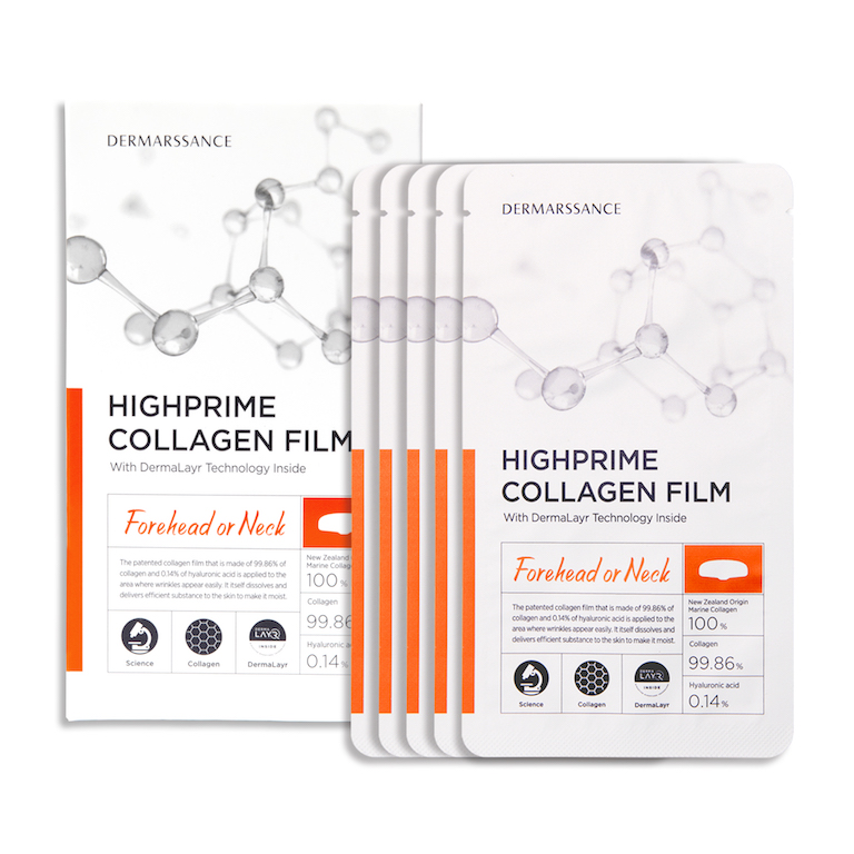 HIGHPRIME COLLAGEN FILM Forehead or Neck (mascarilla)