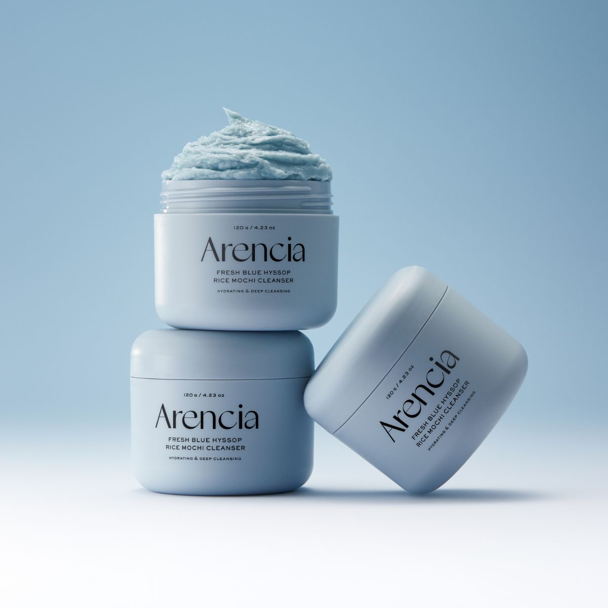 Fresh Blue Hyssop Rice Mochi Cleanser(limpiador facial)