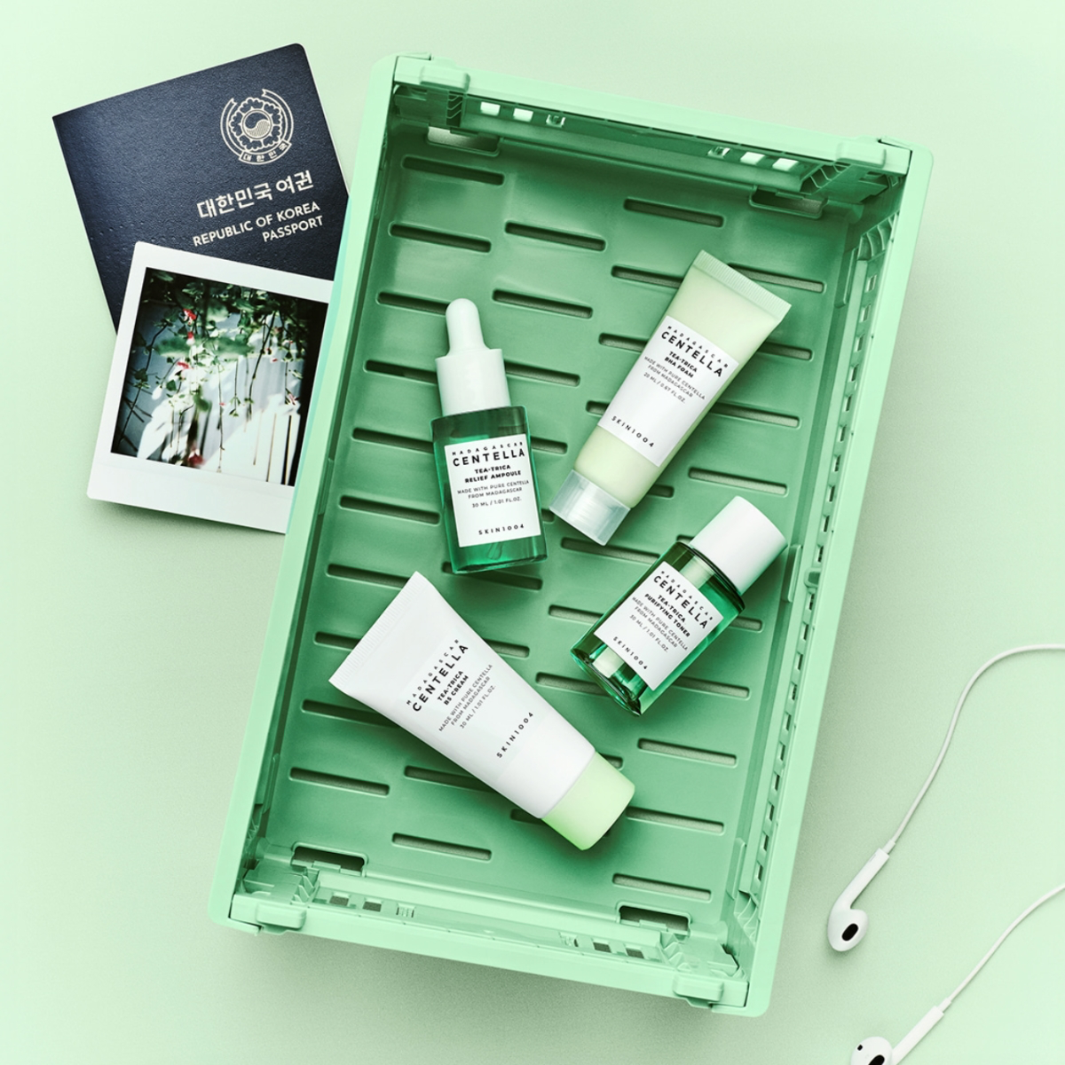 Madagascar Centella Tea-Trica Travel Kit (crema )