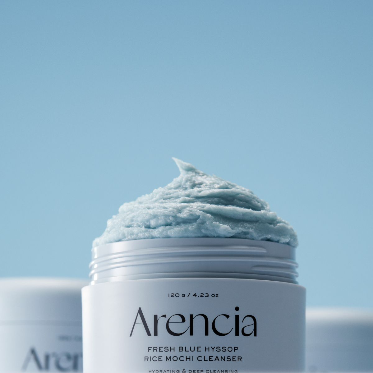 Fresh Blue Hyssop Rice Mochi Cleanser