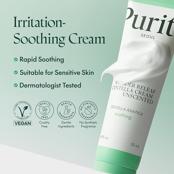 Purito Wonder Releaf Skin Soothing Facial Cream