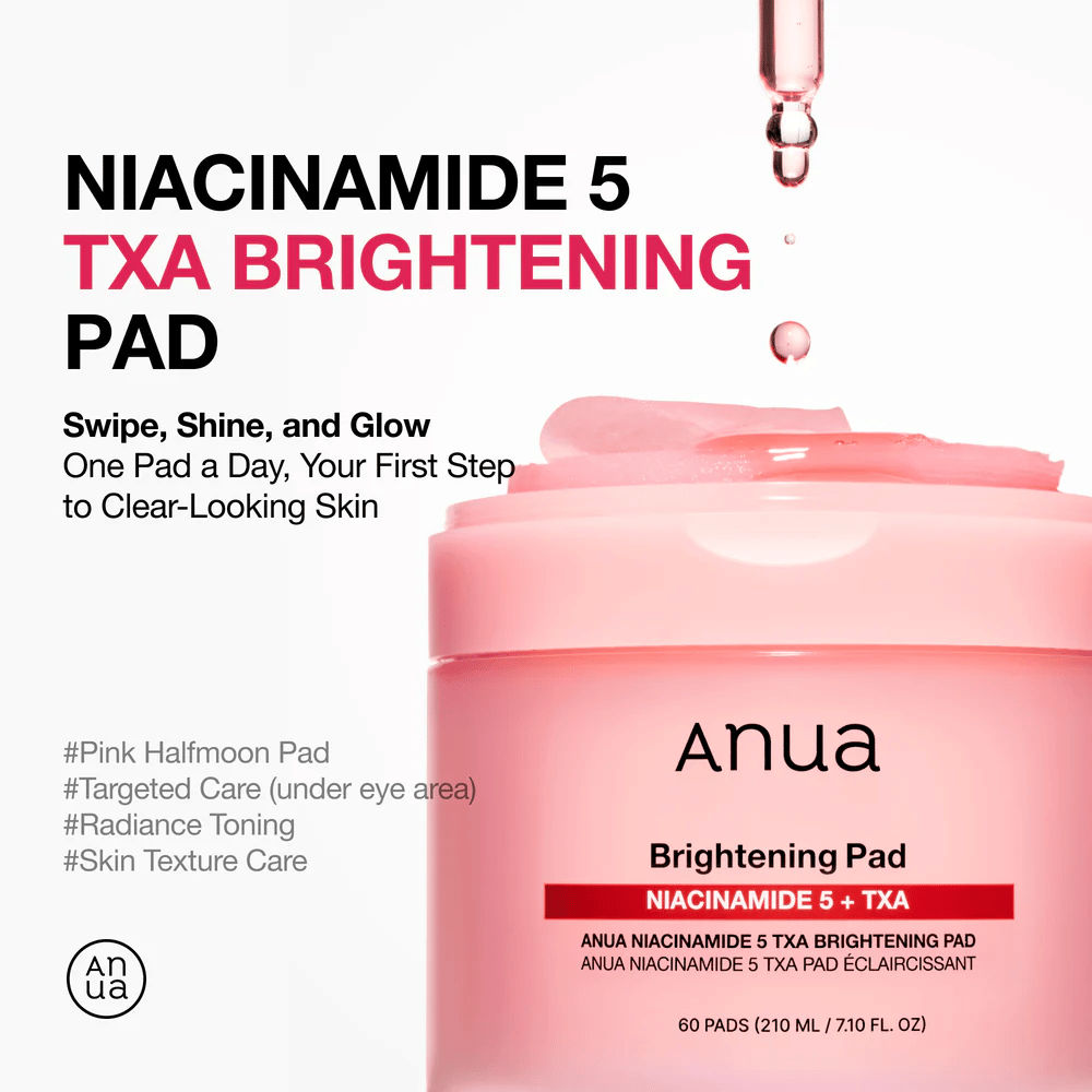 ANUA BRIGHTENING PAD NIACINAMIDE 5 + TXA 60 PADS